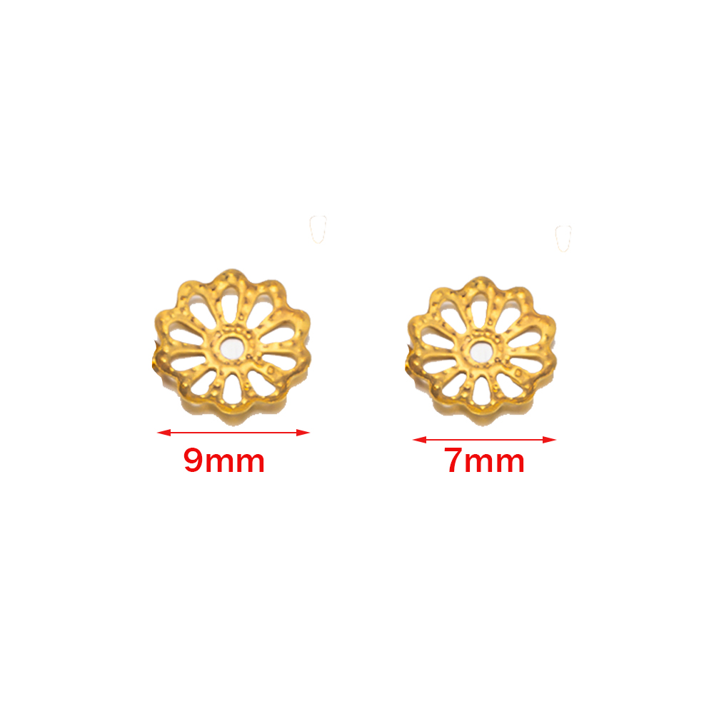 200pcs 7/9mm Filigree Flower H - Embellishment Crafts review and price