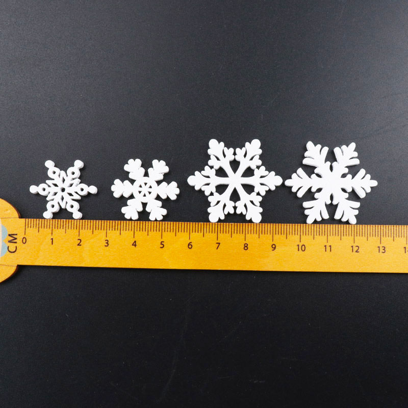20Pcs Wooden Christmas Snowfla - Christmas Craft Embellishment review and price