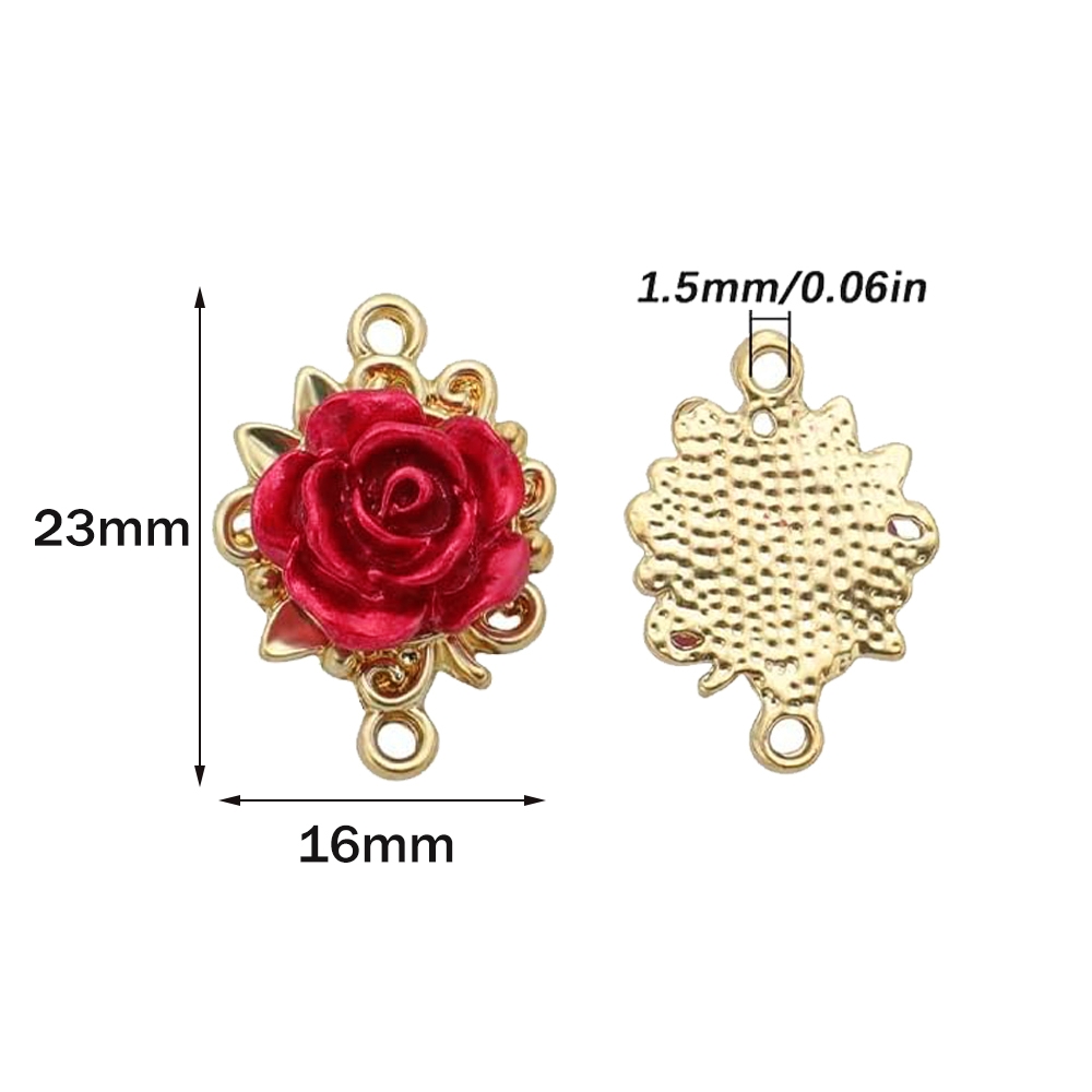 5/10pcs Rose Charms 3D Rose Fl - Embellishment Crafts review and price