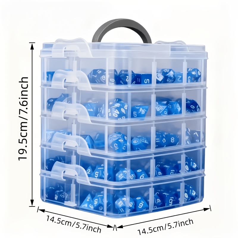 5-layer transparent storage bo - Craft Embellishment Storage review and price