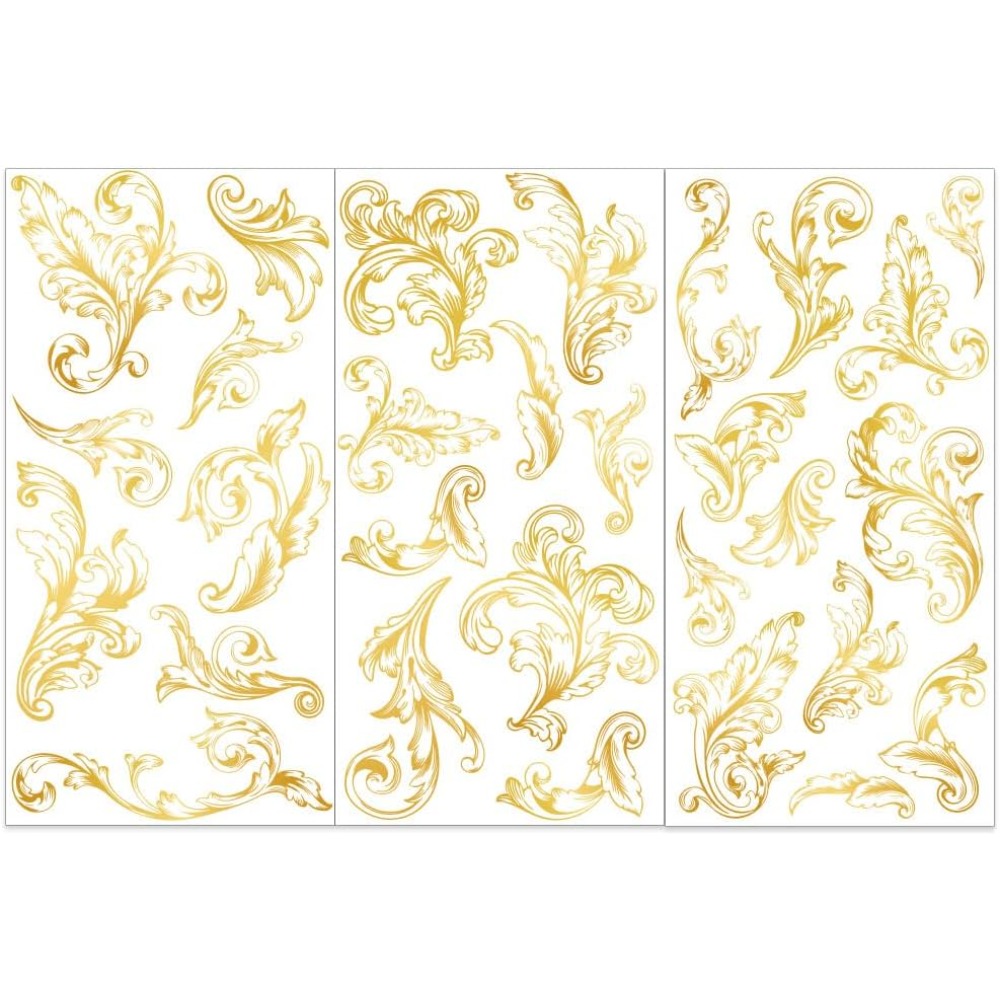 3pcs/Set Damask Rub on Transfe - Embellishment Crafts review and price