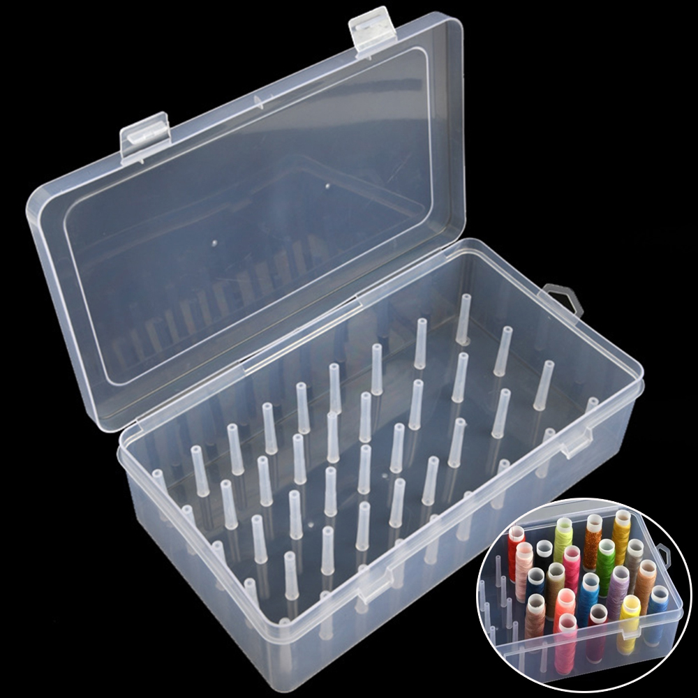 New Sewing Thread Box 42 Piece - Craft Embellishment Storage review and price