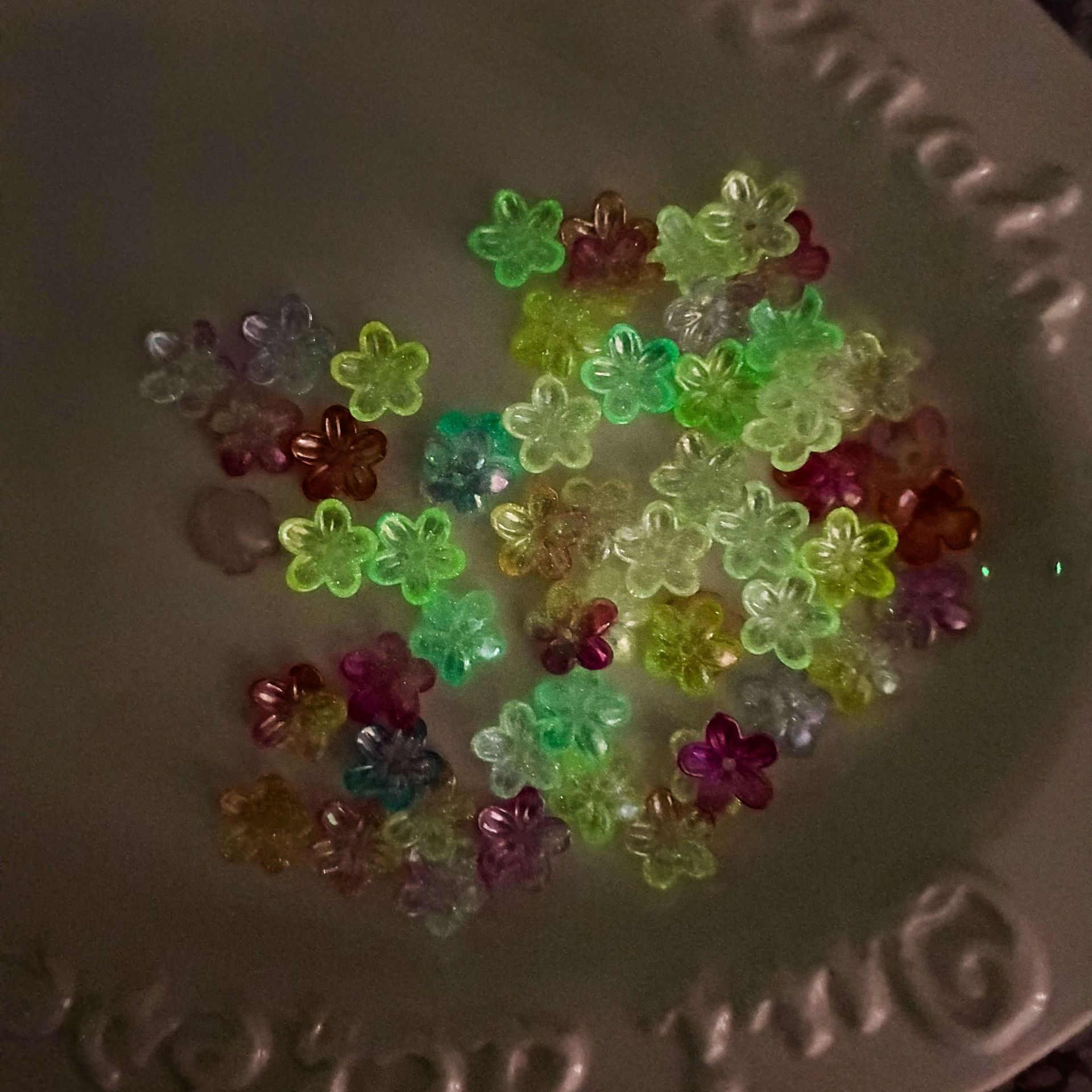 100Pcs/lot 12mm Colorful Lumin - Embellishment Crafts review and price