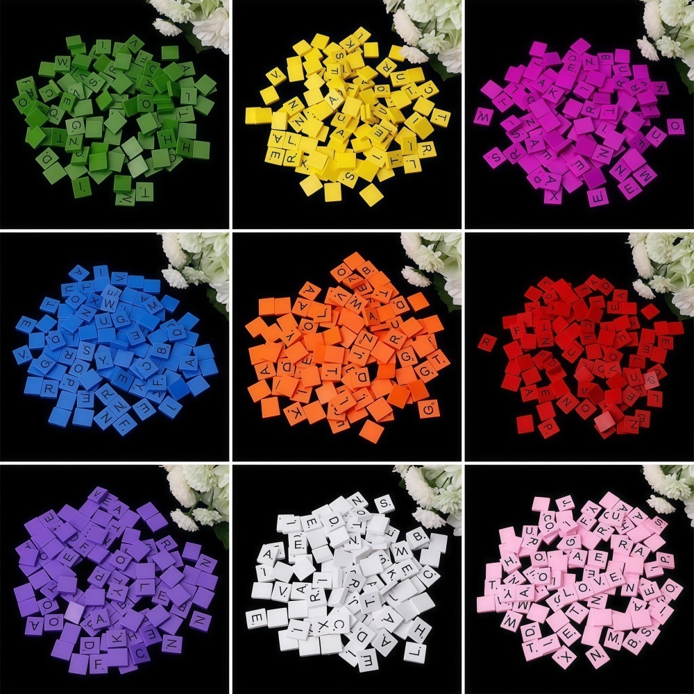 100PCS  Wooden Letter Cubes fo - Embellish Craft review and price