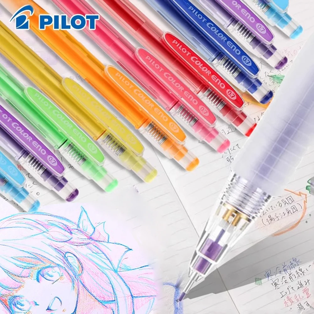 8pcs Japan PILOT Color Mechani - Staedtler Pencil Lumocolor review and price