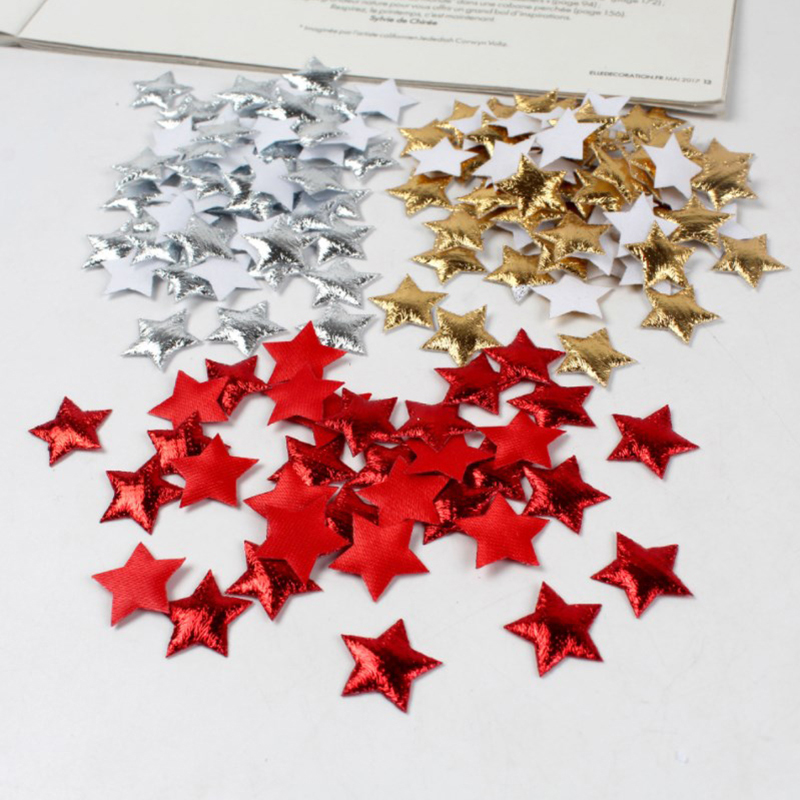 100Pcs Gold/Silver Stars For C - Christmas Craft Embellishment review and price